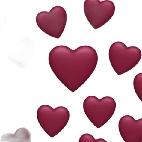 maroon heart emoji|More.